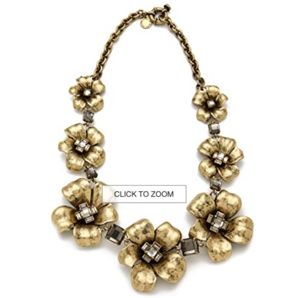 BNWT Marc by Marc Jacobs Marc Flowers Garland Necklace (MSRP on Shopbop 390.50$) - Picture 1 of 3